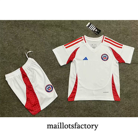 Maillotsfactory 3166 Maillot du Chile Enfant 2024/25 Exterieur