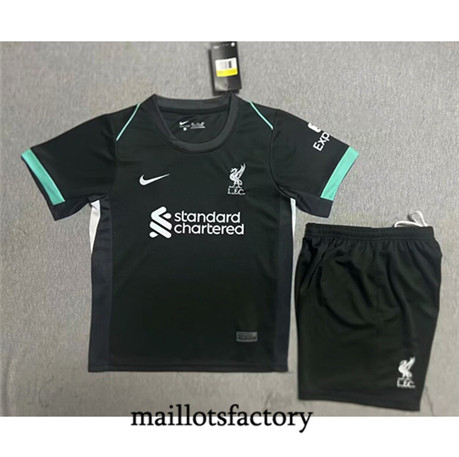 Maillotsfactory 3187 Maillot du Liverpool Enfant 2024/25 Noir