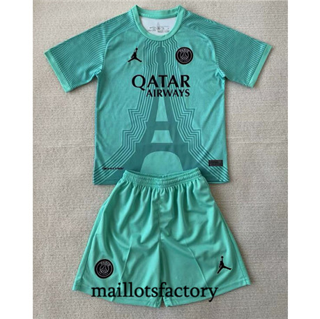 Maillotsfactory 3153 Maillot du PSG Enfant 2024/25 Vert