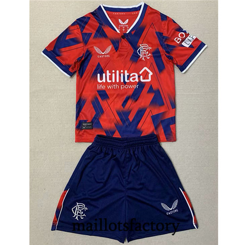 Maillotsfactory 3108 Maillot du Rangers FC Enfant 2023/24 4th