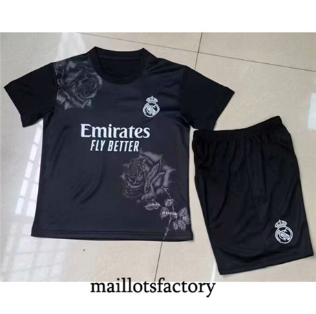 Maillotsfactory 3146 Maillot du Real Madrid Enfant 2024/25 Y3 Noir