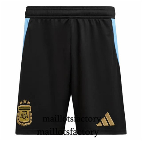 Maillotsfactory 3727 Maillot du Argentine Short 2024/25 Noir