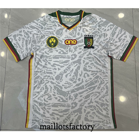 Maillotsfactory 3367 Maillot du Cameroun 2024/25 Édition spéciale Blanco