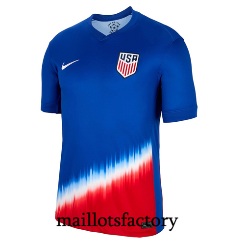 Maillotsfactory 3384 Maillot du Etats-Unis 2024/25 Exterieur Bleu