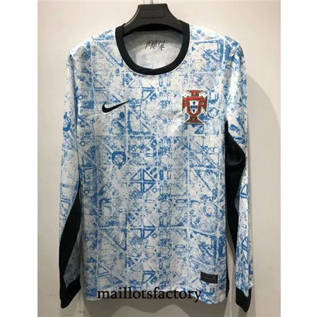 Maillotsfactory 3440 Maillot du Portugal 2024/25 Exterieur Manche Longue