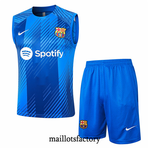 Maillotsfactory 3853 Maillot du Barcelone Debardeur 2024/25 bleu