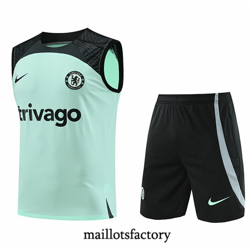 Maillotsfactory 3893 Maillot du Chelsea Debardeur 2024/25 vert