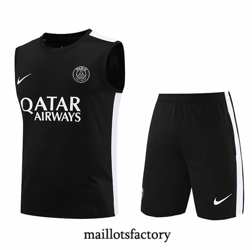 Maillotsfactory 3871 Maillot du Paris PSG Debardeur 2024/25 noir