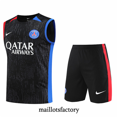 Maillotsfactory 3872 Maillot du Paris PSG Debardeur 2024/25 noir