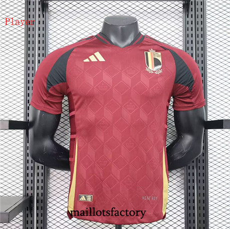 Maillotsfactory 3483 Maillot du Player Belgique 2024/25 Domicile