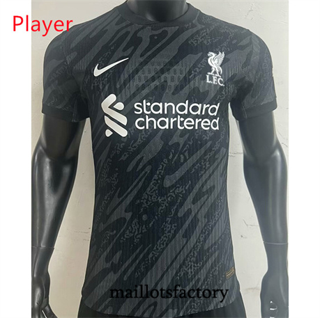 Maillotsfactory 3529 Maillot du Player Liverpool 2024/25 Gardien de but Noir