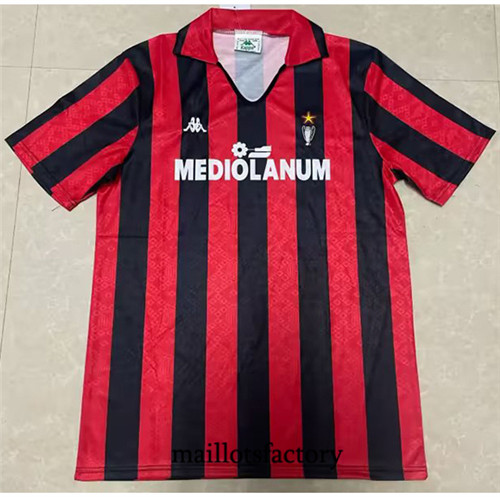 Maillotsfactory 3670 Maillot du Retro AC Milan 14-15 Domicile