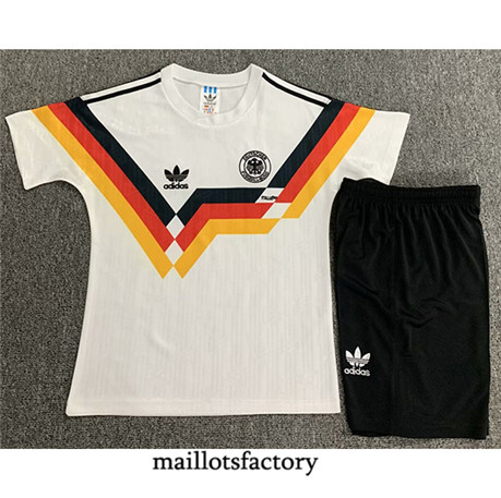 Maillotsfactory 3209 Maillot du Retro Allemagne Enfant 1990 Domicile