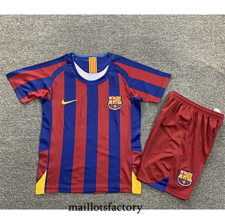 Maillotsfactory 3200 Maillot du Retro Barcelone Enfant 2005-06 Domicile