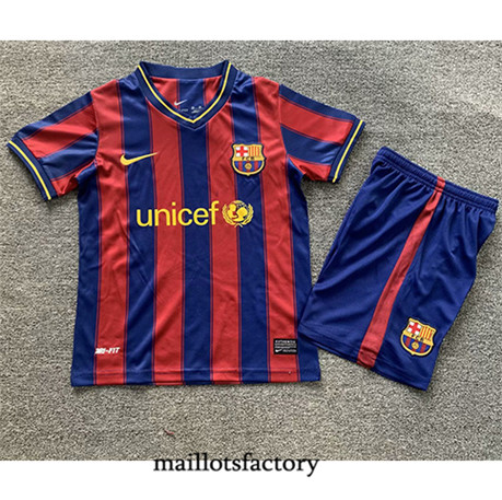 Maillotsfactory 3202 Maillot du Retro Barcelone Enfant 2009-10 Domicile