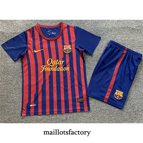 Maillotsfactory 3203 Maillot du Retro Barcelone Enfant 2011-12 Domicile