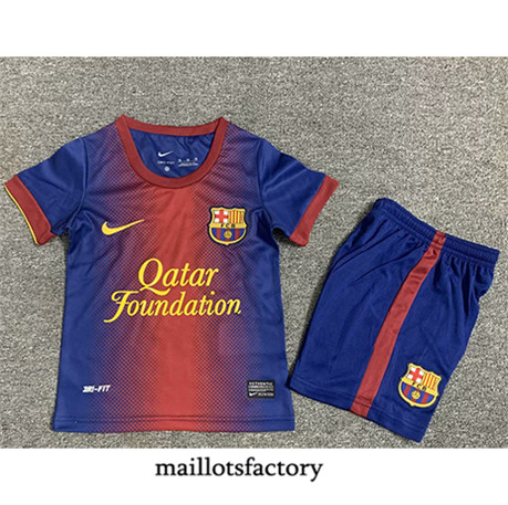 Maillotsfactory 3204 Maillot du Retro Barcelone Enfant 2012-13 Domicile