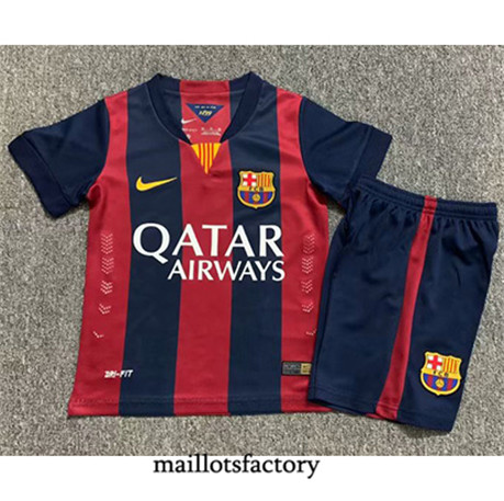 Maillotsfactory 3206 Maillot du Retro Barcelone Enfant 2014-15 Domicile