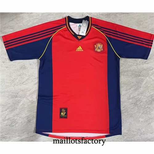 Maillotsfactory 3632 Maillot du Retro Espagne 1998-99 Domicile