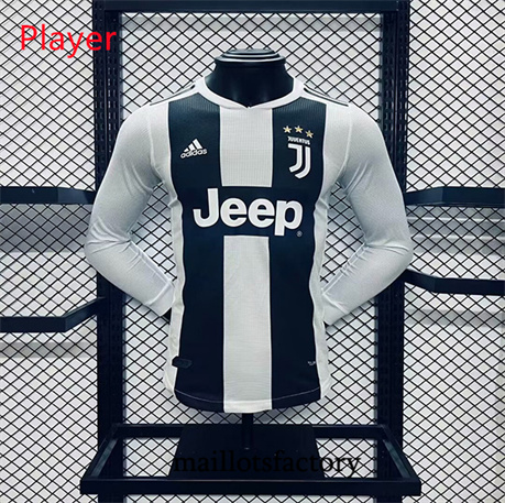 Maillotsfactory 3541 Maillot du Retro Juventus Player 2018-19 Domicile Manche Longue