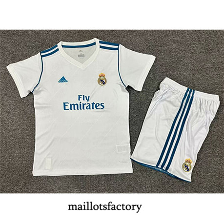 Maillotsfactory 3208 Maillot du Retro Real Madrid Enfant 2017-18 Domicile