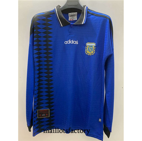 Maillotsfactory 3624 Maillot du Retro Argentine 1994 Exterieur Manche Longue