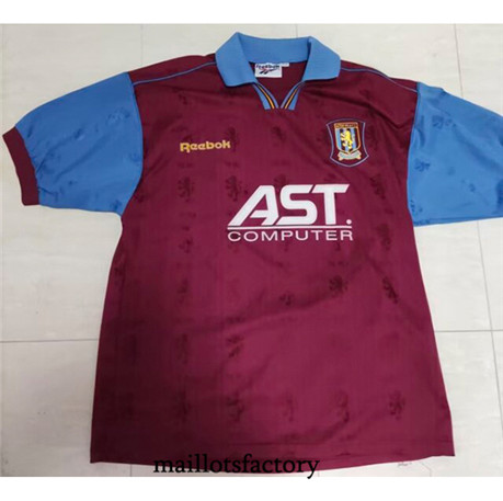 Maillotsfactory 3647 Maillot du Retro Aston Villa 1995-96 Domicile