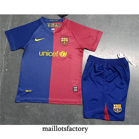 Maillotsfactory 3613 Maillot du Retro Barcelone Enfant 2008-09 Domicile