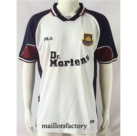 Maillotsfactory 3667 Maillot du Retro West Ham United 1999-01 Exterieur