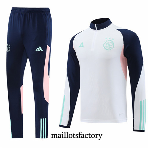 Maillotsfactory 3733 Survetement AFC Ajax 2024/25 Blanc