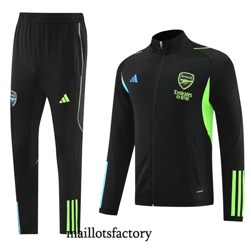 Maillotsfactory 3822 Veste Survetement Arsenal 2024/25 noir