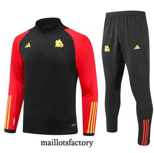 Maillotsfactory 3848 Survetement AS Rome 2024/25 noir