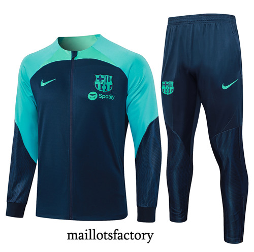 Maillotsfactory 3771 Veste Survetement Barcelone 2024/25 bleu royal