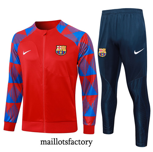 Maillotsfactory 3773 Veste Survetement Barcelone 2024/25 rouge