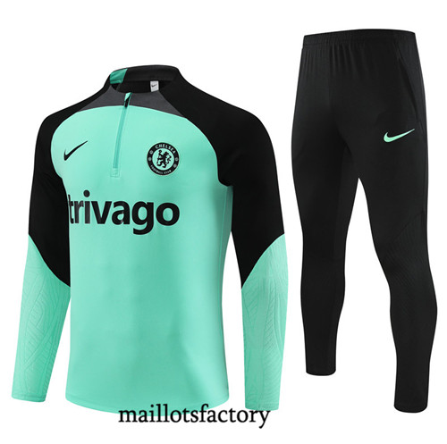 Maillotsfactory 3807 Survetement Chelsea 2024/25 vert clair