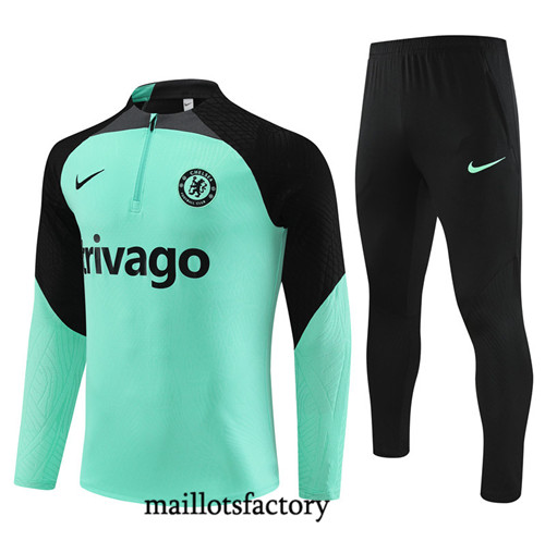 Maillotsfactory 3810 Survetement Chelsea player 2024/25 vert clair