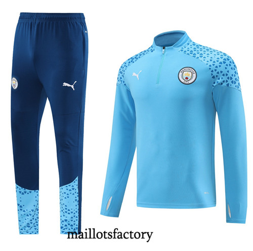 Maillotsfactory 3811 Survetement Manchester City 2024/25 bleu ciel