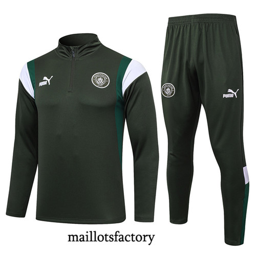 Maillotsfactory 3814 Survetement Manchester City 2024/25 vert foncé