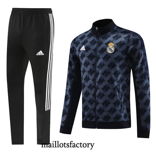 Maillotsfactory 3775 Veste Survetement Real Madrid 2024/25 noir