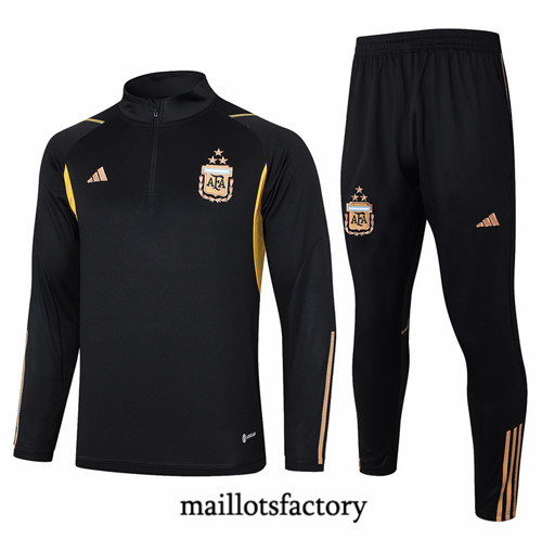 Maillotsfactory 3259 Survetement Enfant Argentine 2024/25 noir