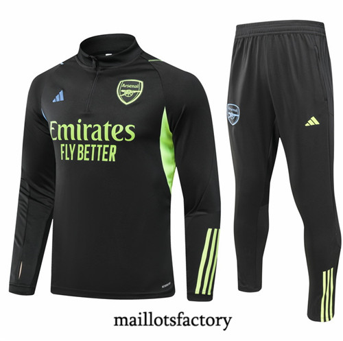 Maillotsfactory 3260 Survetement Enfant Arsenal 2024/25 noir