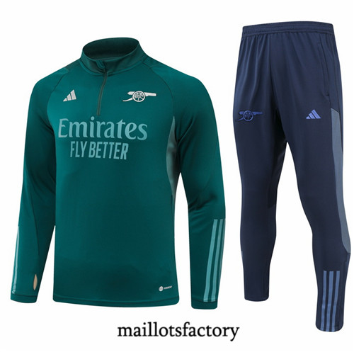 Maillotsfactory 3262 Survetement Enfant Arsenal 2024/25 vert