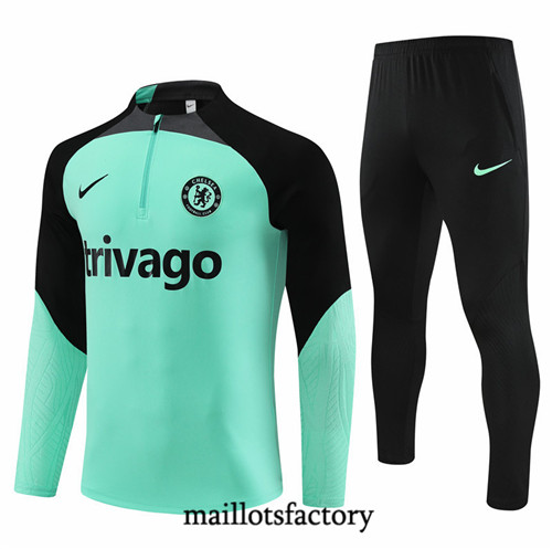 Maillotsfactory 3265 Survetement Enfant Chelsea 2024/25 vert clair