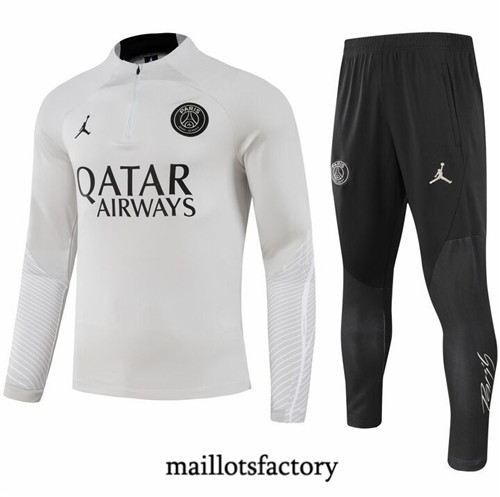 Maillotsfactory 3256 Survetement Enfant Paris PSG 2024/25 Blanc