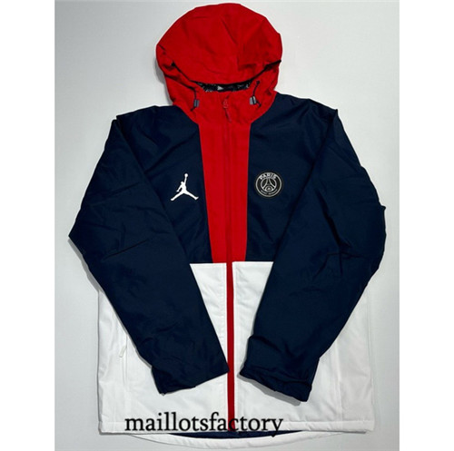 Maillotsfactory 3949 Veste Doudoune Paris PSG 2024/25 bleu