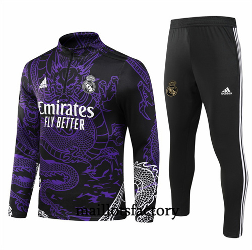 Survetement édition spéciale Real Madrid 2024/25 Violet factory O5037