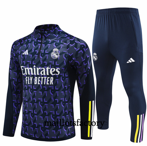 Survetement Real Madrid 2024/25 bleu royal factory O5044