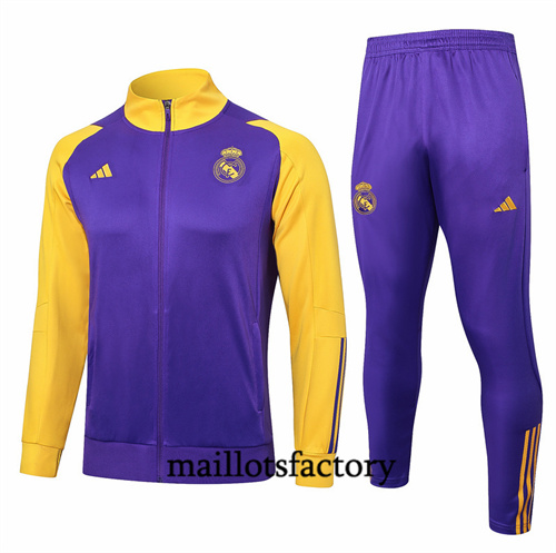 Veste Survetement Real Madrid 2024/25 Violet factory O5048