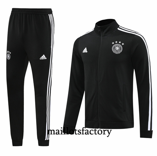 Veste Survetement Allemagne 2024/25 noir factory O5074