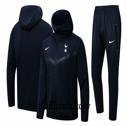 Veste Survetement Tottenham Hotspur à Capuche 2024/25 bleu royal factory O5104